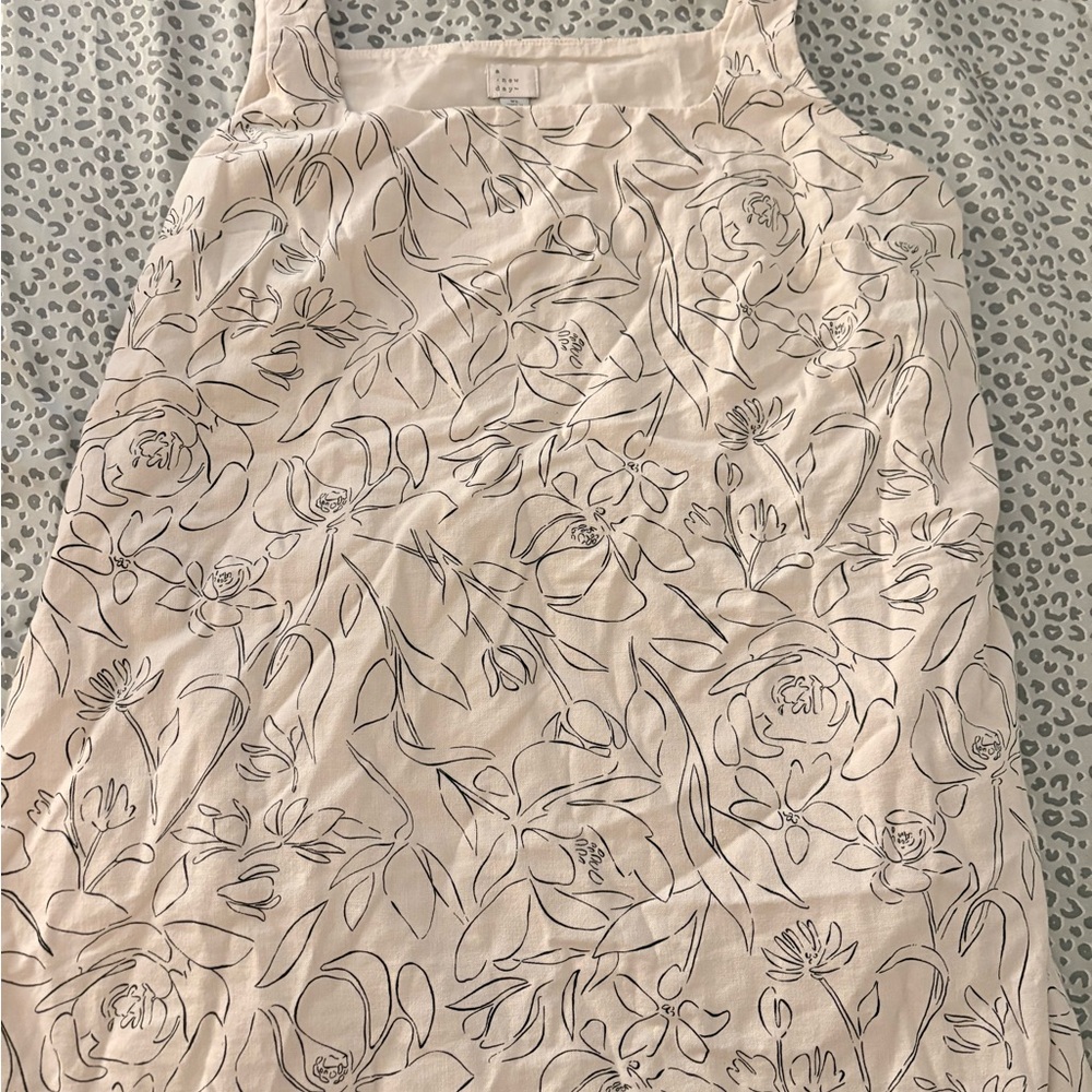 Floral Sleeveless Dress With Pockets